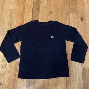 Burberry Classic Navy Blue Pullover Sweater Shirt 4T